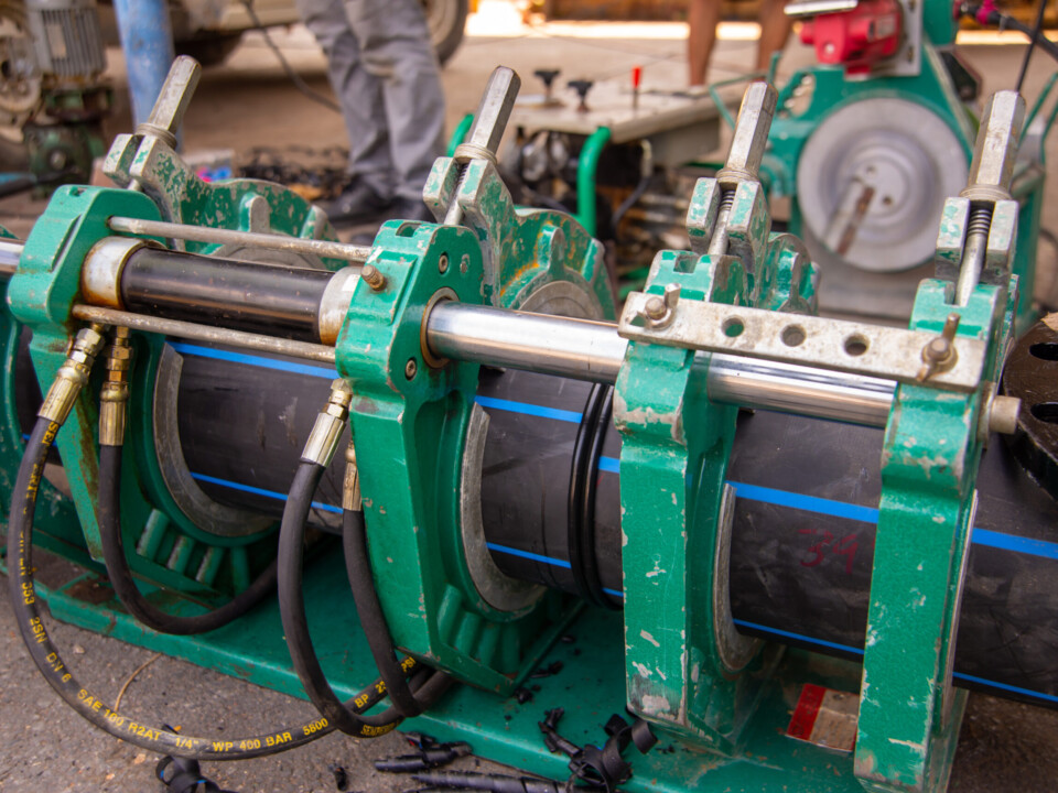 welding the connecting of HDPE pipe